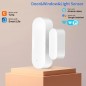 Sensor de puerta Tuya Smart WiFi 2 en 1 con detección de luz