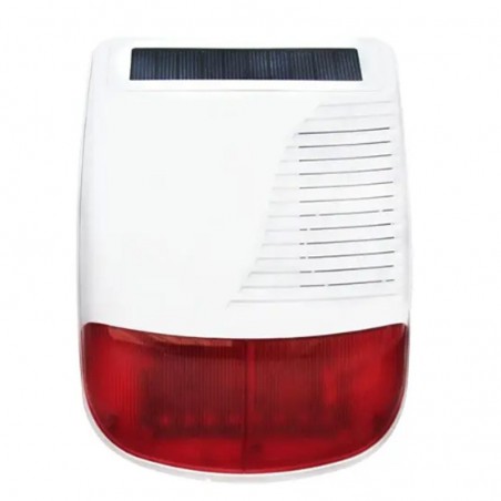 Sirena Inalámbrica Exterior Tuya con Panel Solar