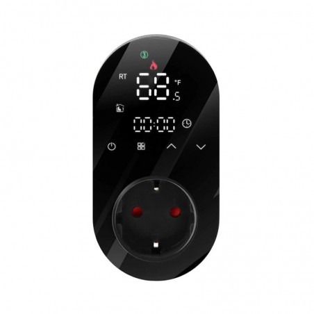 Termoregolatore WIFi Beca Display LED a Presa 16A con Sonda