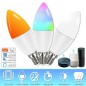Tuya Smart Wifi LED Birne E14 Kerze RGBCW