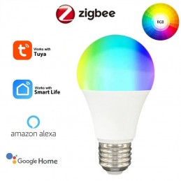 Bombilla LED Tuya Smart Zigbee E27 RGBCW 9W