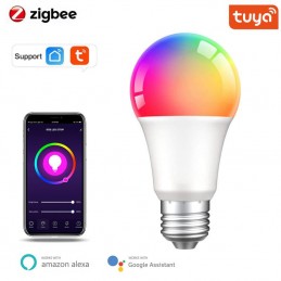 Bombilla LED Tuya Smart Zigbee E27 RGBCW 9W