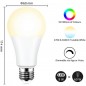 Tuya Lampadina LED Smart Zigbee E27 RGBCW 9W Tuya Lampadina LED Smart Zigbee E27 RGBCW 9W