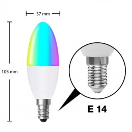 Lampadina LED Smart E14: Controllo Intelligente e Risparmio Energetico