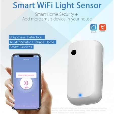 Tuya Smart Wifi-helderheidssensor