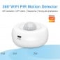 Tuya Sensore di Movimento PIR 360° WiFi con Rilevamento Luminosità Tuya Sensore di Movimento PIR 360° WiFi con Rilevamento Luminosità