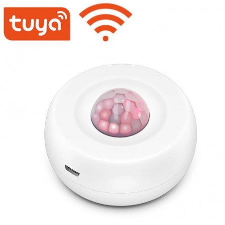 Capteur de mouvement WiFi intelligent Tuya 2in1 avec détecteur de luminosité