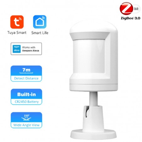 Capteur de mouvement Tuya Smart ZigBee PIR avec détection du corps humain