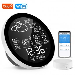 Tuya Stazione Meterologica Smart WiFi con Orologio