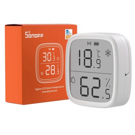 Sonoff SNZB-02D Smart Zigbee Vochtigheids- en Temperatuursensor met LCD