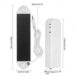 Motor de cortina Zigbee inteligente Tuya con panel solar y control de voz