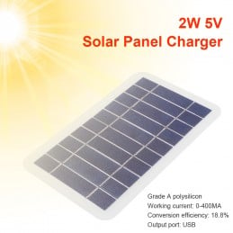 Tuya 2W draagbaar zonne-energie laadpaneel 5V