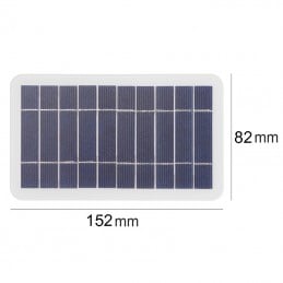 Tuya 2W draagbaar zonne-energie laadpaneel 5V