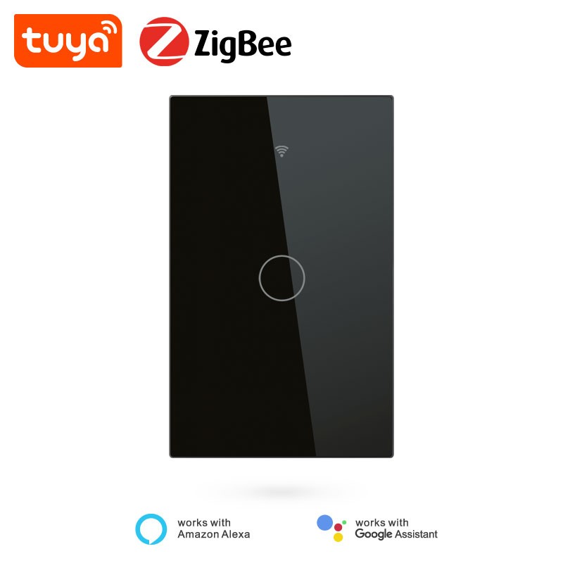 Tuya Black Smart Zigbee 3.0 Touch-schakelaar Tuya Black Smart Zigbee 3.0 Touch-schakelaar