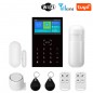 Tuya WiFi and GSM 4G Home Alarm System Kit with RFID Tuya WiFi and GSM 4G Home Alarm System Kit with RFID