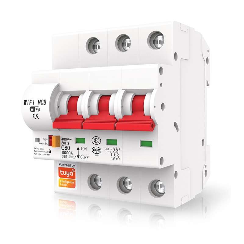 Interruptor Inteligente Modular Automático WiFi Tuya Smart 25A