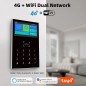 Tuya WiFi y GSM 4G Kit de Sistema de Alarma para el Hogar con RFID