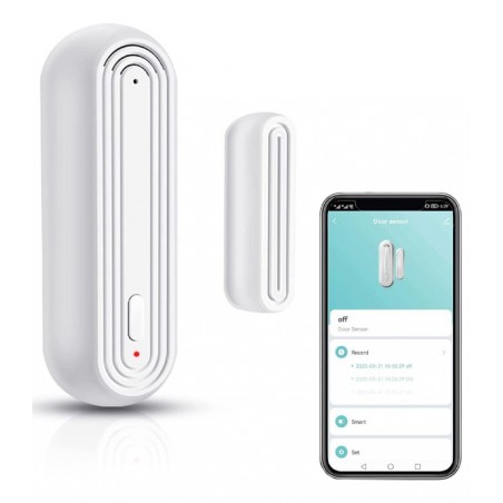 Capteur de porte et de fenêtre Tuya Smart WiFi avec alarme sonore