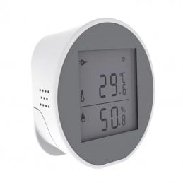Tuya Smart WiFi Feuchtigkeits- und Temperatursensor mit Display und Alarm