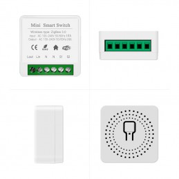 Commutateur intelligent Tuya Mini Zigbee 16A avec contrôle bidirectionnel