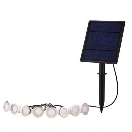 Chaîne Tuya de Lampadaires Bluetooth Intelligents avec Panneau Solaire