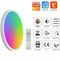 Luz de Techo LED Regulable WiFi Inteligente Tuya con Retroiluminación Luz de Techo LED Regulable WiFi Inteligente Tuya con Retroiluminación