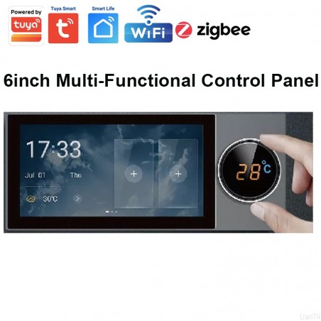 Tuya 6-inch multifunctioneel aanraakscherm met slimme bediening