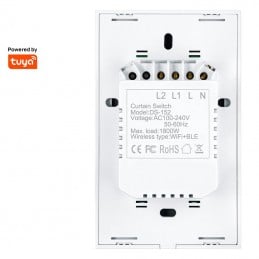 Interruptor Tuya Smart WiFi y Bluetooth para gestión de persianas