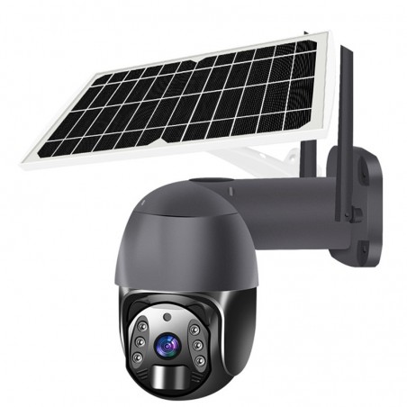 Cámara Inteligente Tuya 3.0MP 4G con Panel Solar PTZ de 8W