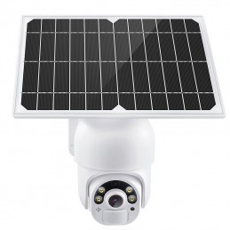 Caméra intelligente Tuya avec carte SIM 4G rotative de 2,0 MP et panneau solaire