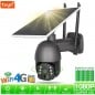 Caméra Intelligente Tuya 3.0MP 4G avec Panneau Solaire PTZ 8W