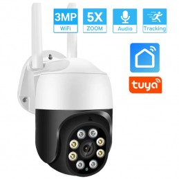 Mini Caméra Wifi Intelligente étanche Tuya 5X PTZ