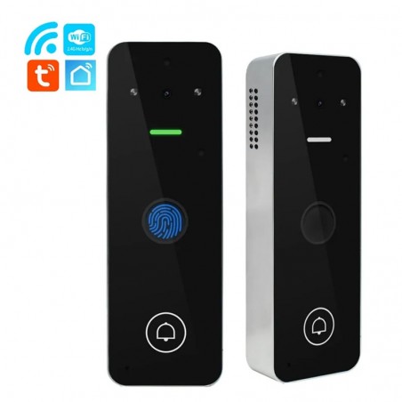 Système de contrôle d'accès intelligent Tuya avec interphone vidéo biométrique