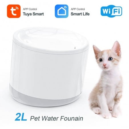 Fontana d'acqua Tuya Smart WiFi per animali domestici Controllo App