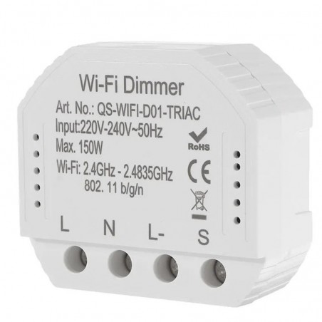 Tuya Modulo Dimmer ad 1 Canale Smart WiFi 150W