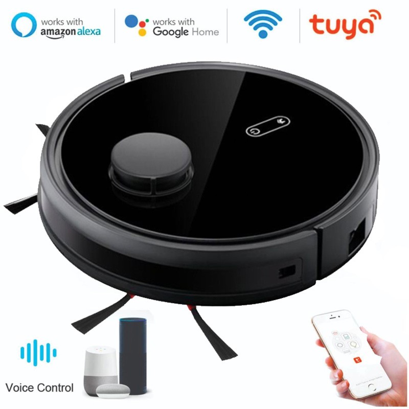 Tuya Robot Aspirapolvere Mop Smart WiFi con Navigazione Laser