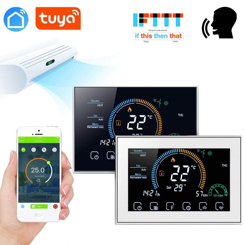 Termostato WiFi Inteligente para Aires Acondicionados Beca BAC-8000 con ...
