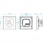 Beca BHT-008GBLW Termostato Wi-Fi