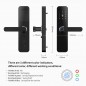 Tuya omkeerbaar Smart WiFi biometrisch slot met handgreepslot Tuya omkeerbaar Smart WiFi biometrisch slot met handgreepslot