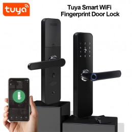 Cerradura Electrónica Tuya con Huella Inteligente WiFi Multifunción 5en1