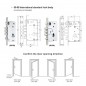 Tuya Smart WiFi Biometrisches Schloss mit Display und Kamera