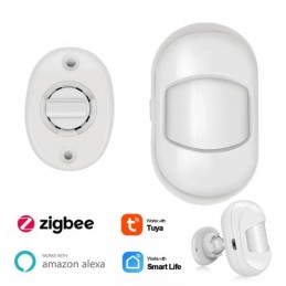 Tuya Rilevatore Di Fumo Smart ZigBee compatibile con Alexa e Google