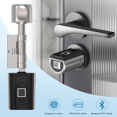 Welock Electronic Cylinder for Smart Bluetooth Lock with Fingerprint