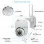 Caméra PTZ CCTV intelligente Tuya 3.0MP 4G pour l'extérieur