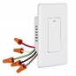 Tuya Interruptor pulsador WiFi inteligente de 3 vías US 100-120V Tuya Interruptor pulsador WiFi inteligente de 3 vías US 100-120V