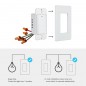 Tuya Interrupteur poussoir WiFi intelligent à 3 voies, US 100-120V Tuya Interrupteur poussoir WiFi intelligent à 3 voies, US 100-120V