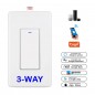 Tuya 3-weg slimme WiFi-drukschakelaar US 100-120V Tuya 3-weg slimme WiFi-drukschakelaar US 100-120V