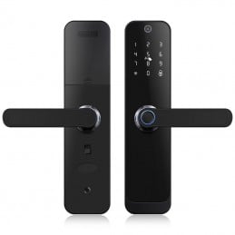 Tuya omkeerbaar slim wifi-biometrisch slot met camera en handgreepslot