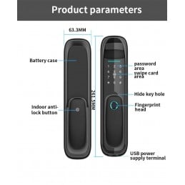 Explora la seguridad inteligente con la cerradura Tuya Smart Wifi