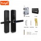 Cerradura biométrica WiFi inteligente reversible Tuya con cámara y cerradura de manija Cerradura biométrica WiFi inteligente reversible Tuya con cámara y cerradura de manija